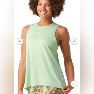 Smartwool Active Ultralite High Neck Tank, Pistachio